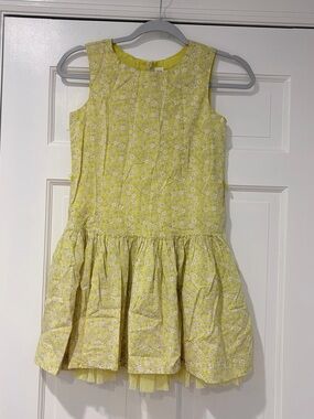 GAP Yellow Floral Sleeveless Dress